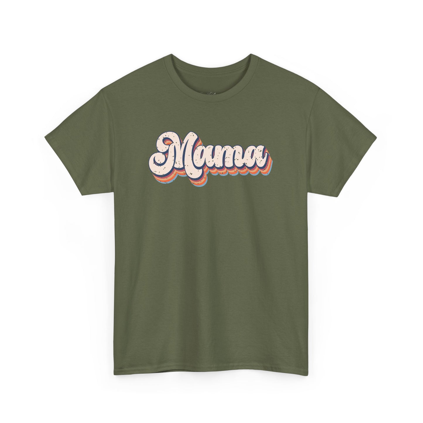 Mama Retro Cotton Tee