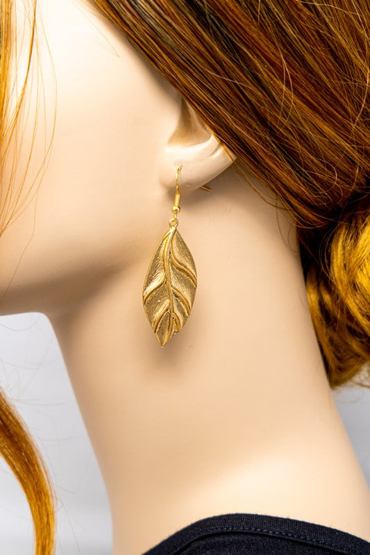 Drop Leaf Earrings