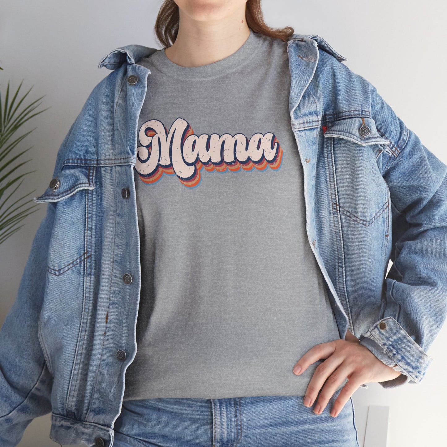 Mama Retro Cotton Tee