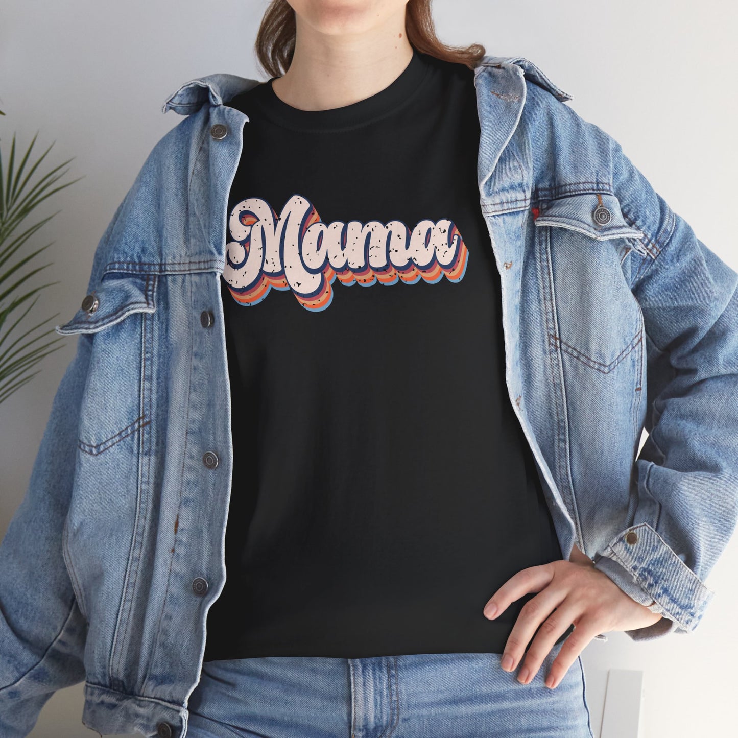 Mama Retro Cotton Tee