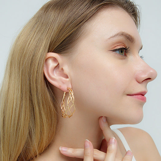 Geometric Hoop Earrings