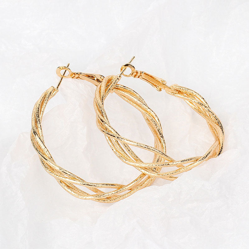 Geometric Hoop Earrings