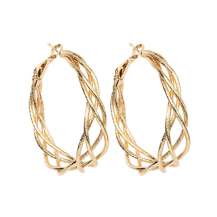 Geometric Hoop Earrings