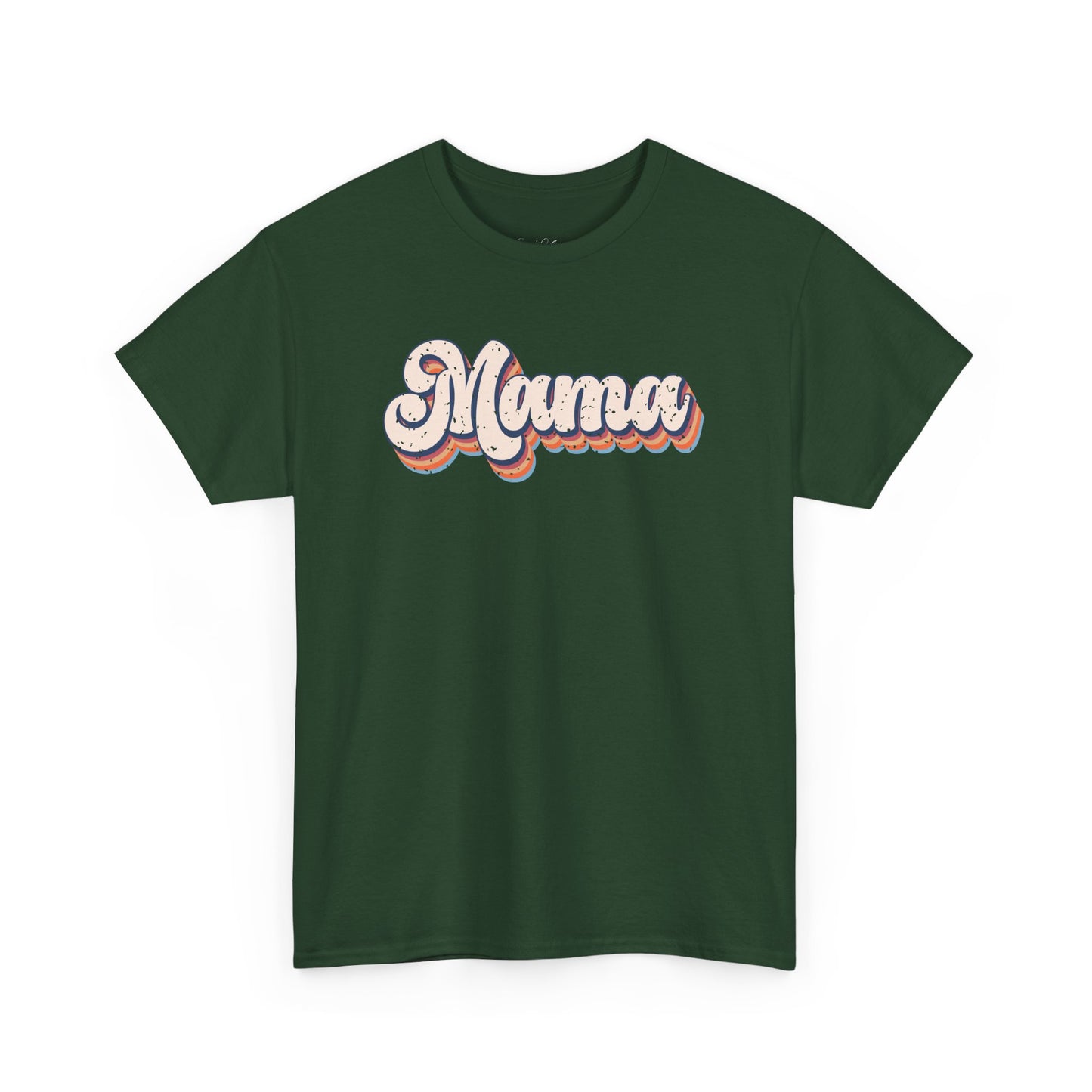 Mama Retro Cotton Tee