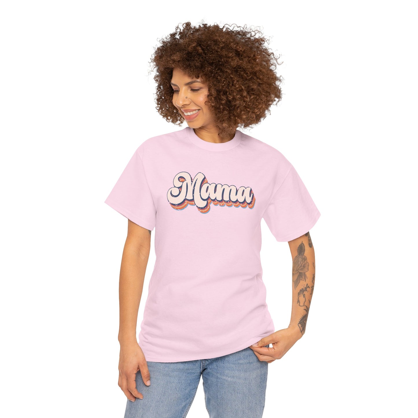 Mama Retro Cotton Tee