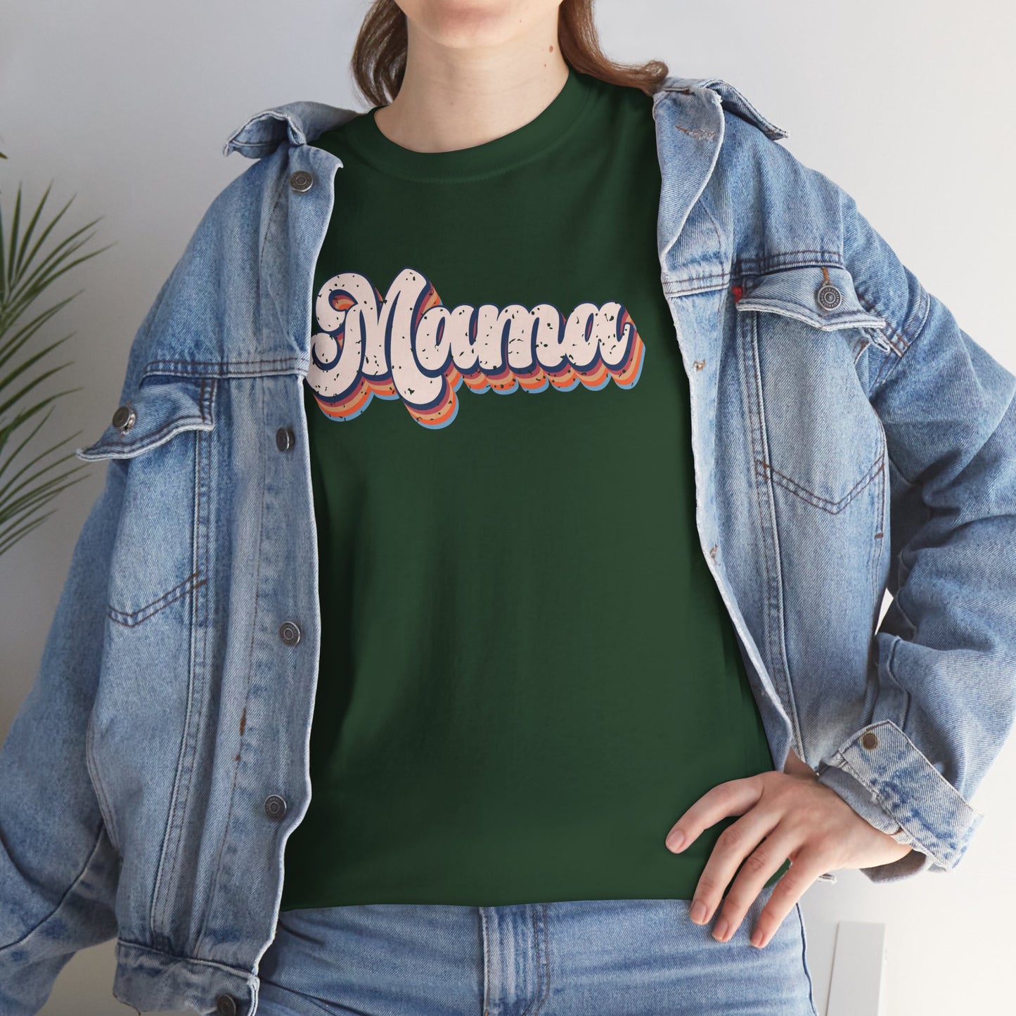 Mama Retro Cotton Tee