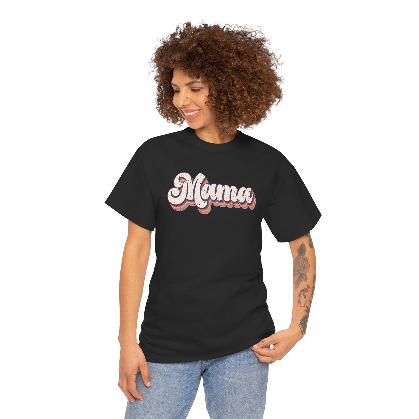 Mama Retro Cotton Tee