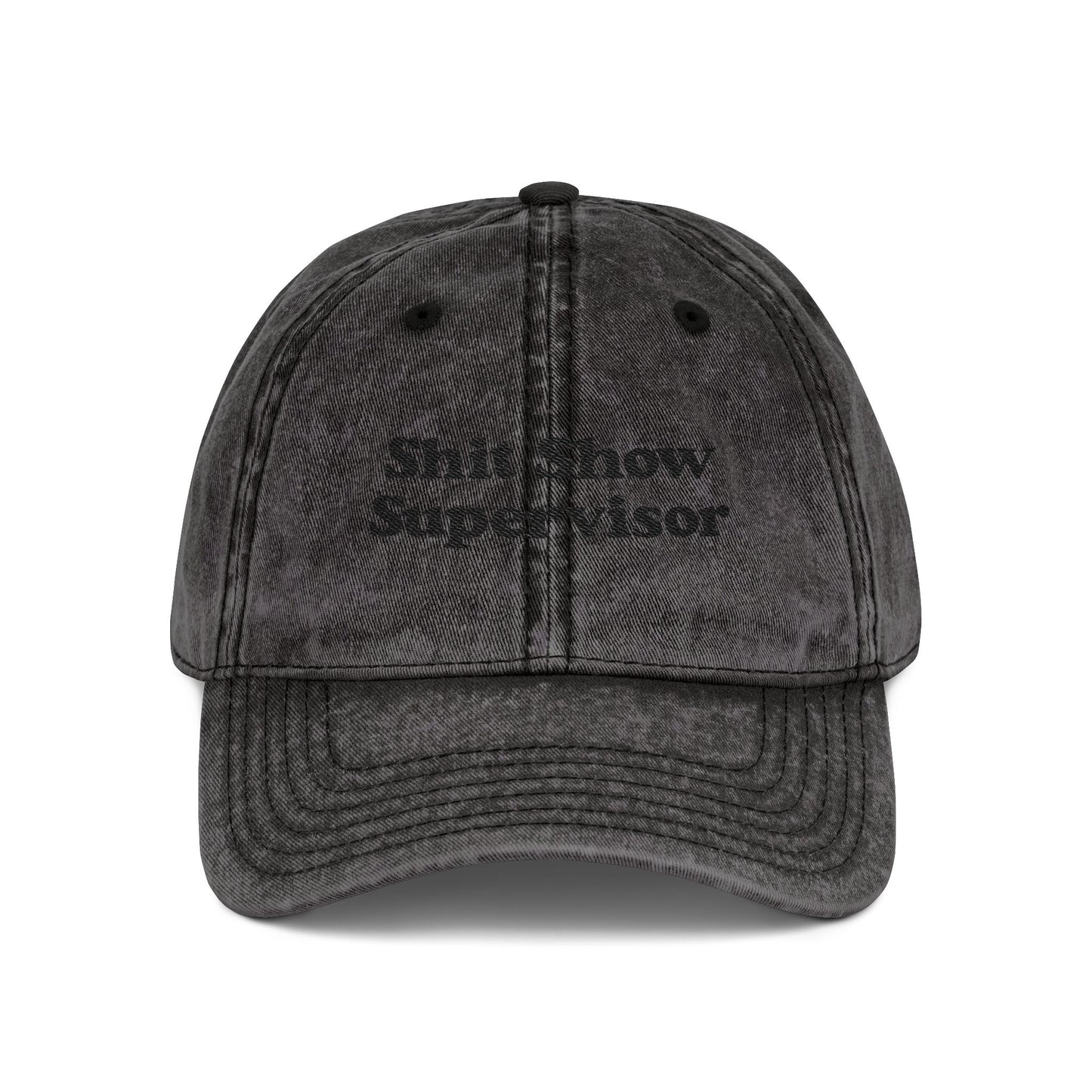 Shit Show Supervisor Embroidered Vintage Cap