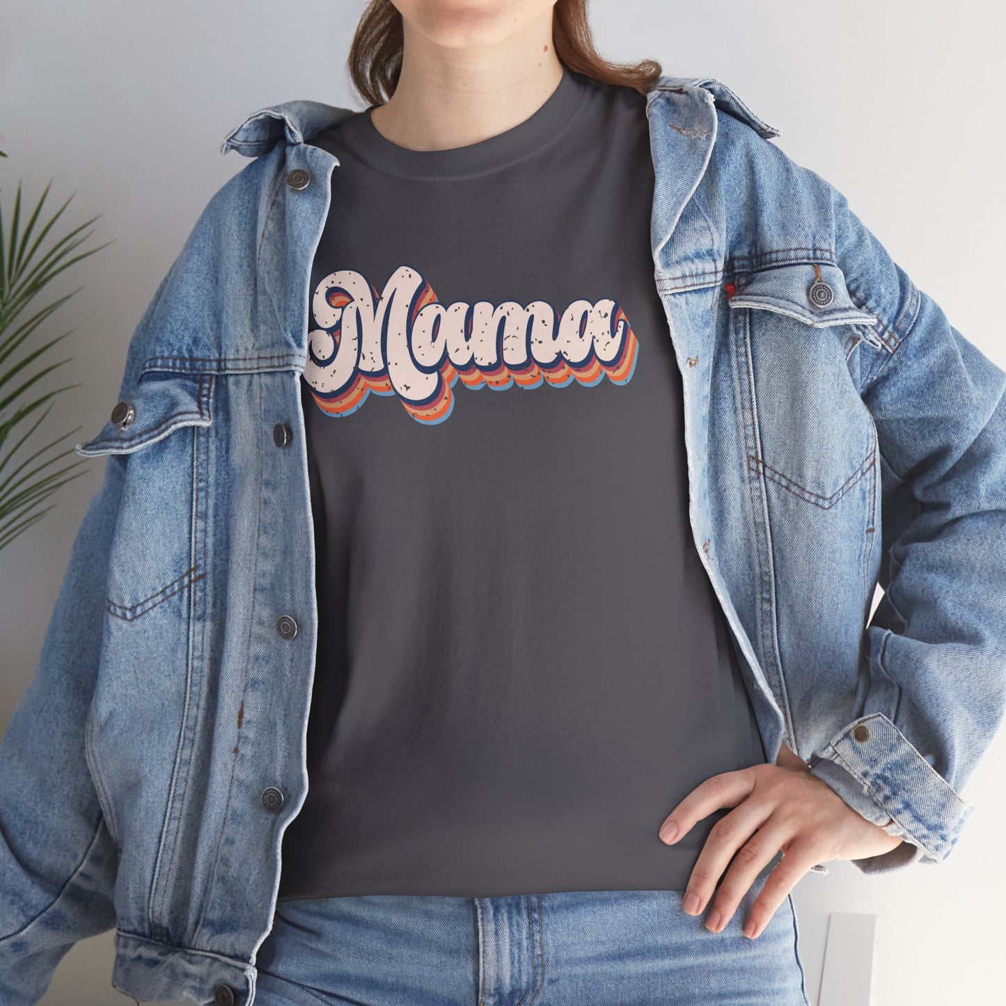 Mama Retro Cotton Tee