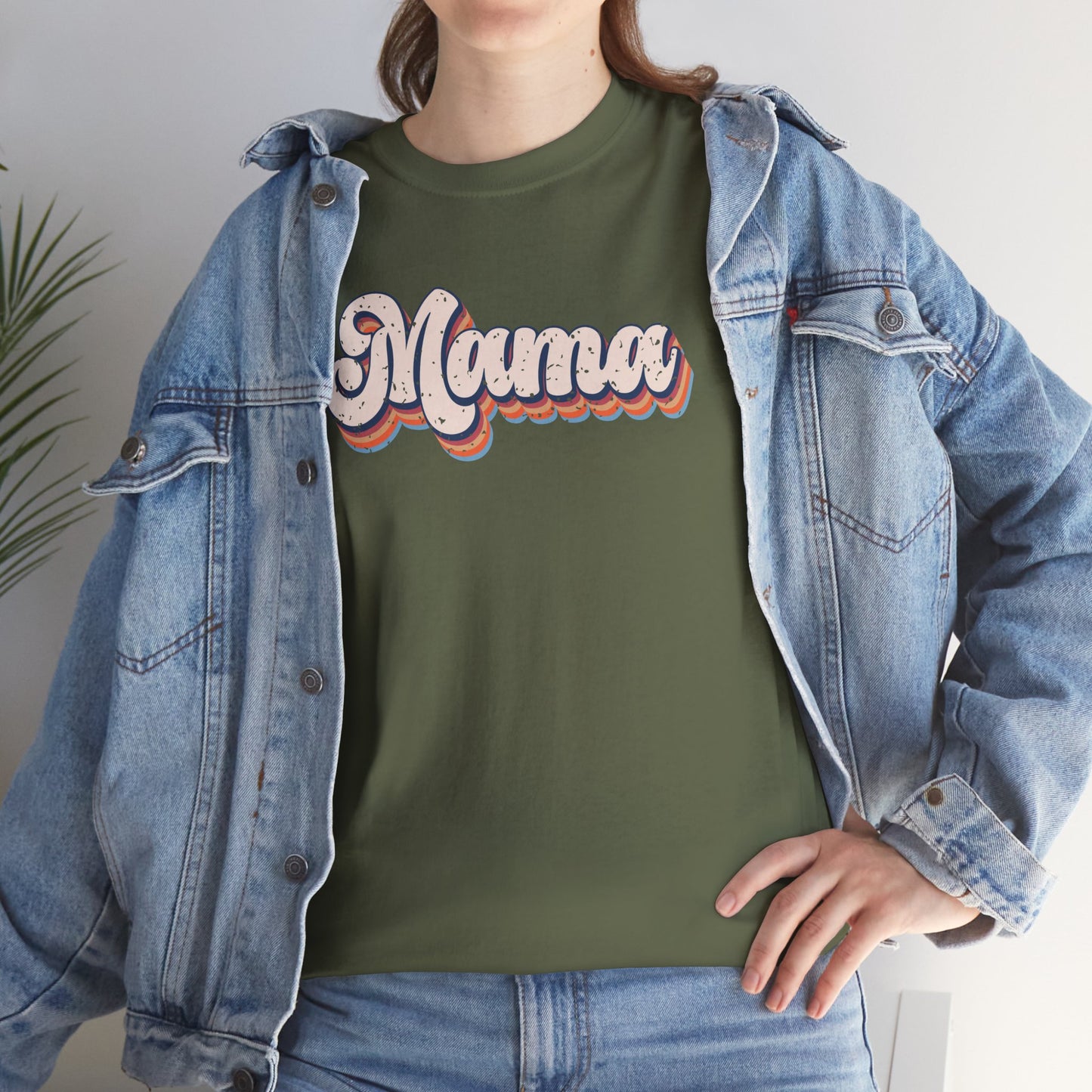 Mama Retro Cotton Tee