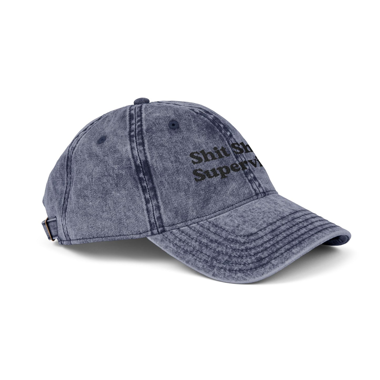 Shit Show Supervisor Embroidered Vintage Cap