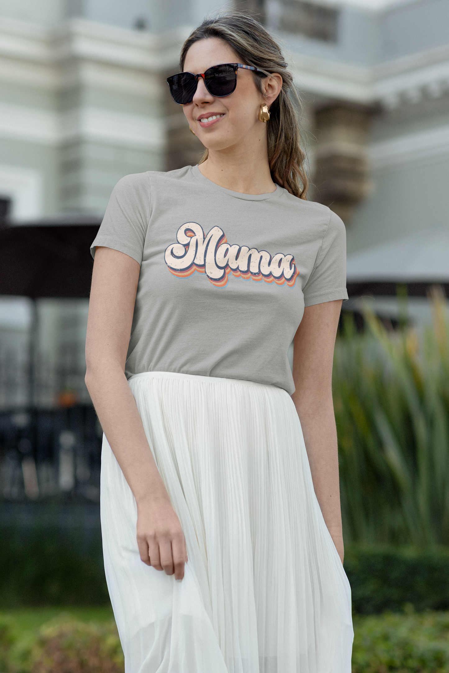 Mama Retro Cotton Tee